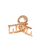 Крабик для волос «Эмма», петля, 3 см, золото - Фото 5