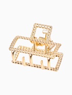 Крабик для волос «Эмма», прямой, 2.5 см, золото (комплект 6 шт) - фото 53372012