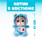 Мягкая игрушка «Котик в костюме», цвета МИКС - фото 71260993