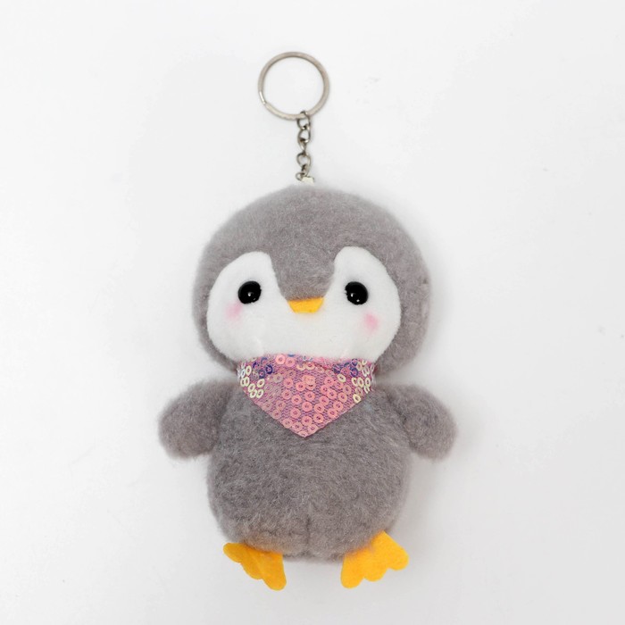 Мягкая игрушка «Пингвин», на брелоке, цвета МИКС - Фото 1