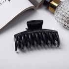 Краб для волос "Камилла" классика, 9 см, чёрный - фото 287004923