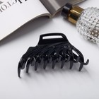 Краб для волос "Жоржин" волны, 11,5 см, чёрный - фото 287004925