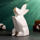 Копилка "Заяц оригами" белый, 18 х13х10см - Фото 1