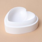 Форма для выпечки и муссовых десертов KONFINETTA «Сердце», силикон, 15.5×15.5×5.5 см, белая - Фото 5