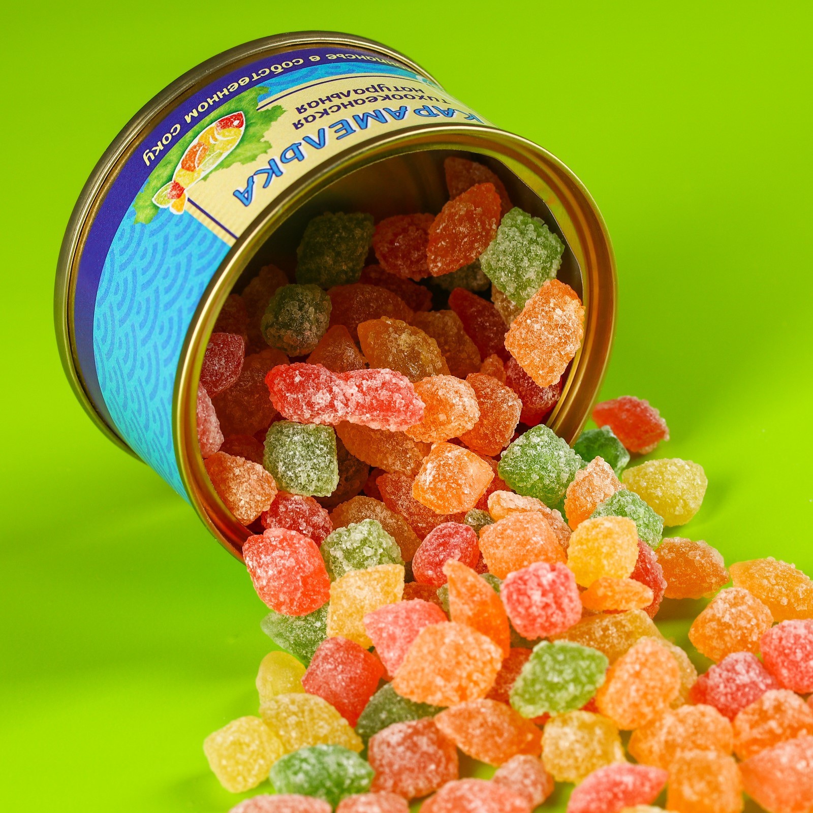 Азовчанка. Монпансье карамель леденцовая в красивой железной банке. 3 шт. по 80г