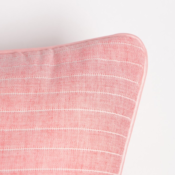 Наволочка декоративная Этель «Волны» цвет розовый 40х40 см, 100% хлопок - фото 1907487413