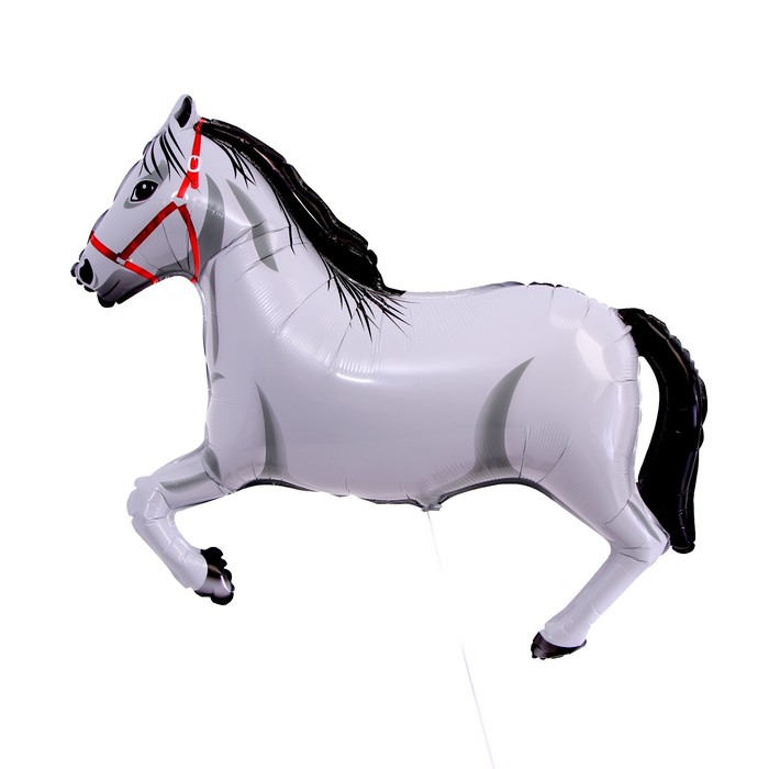 Шар фольгированный 42 «Белая лошадь»