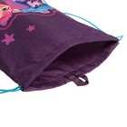 Мешок для обуви My Little Pony, 460 x 330 мм, фиолетовый - Фото 4