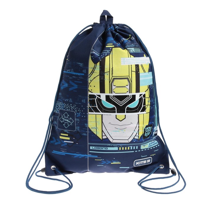 Мешок для обуви Transformers, 460×330 мм, синий - Фото 1