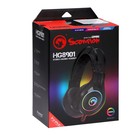 Наушники MARVO HG8901, игровые, микрофон, USB+3.5 мм, 2.1м, подсветка, чёрные - фото 51301742 Наушники MARVO HG8901, игровые, микрофон, USB+3.5 мм, 2.1м, подсветка, чёрные - фото 51301742