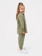 Костюм для девочки KAFTAN Velvet, размер 38 (146-152 см), зелёный - Фото 2