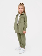 Костюм для девочки KAFTAN Velvet, размер 38 (146-152 см), зелёный - Фото 5