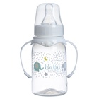 Бутылочка для кормления Baby love, классическое горло, от 0 мес, 150 мл., цилиндр, с ручками - Фото 3