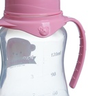 Бутылочка для кормления M&B «Лучшая доченька», классическое горло, с ручками, от 0 мес., 150 мл., приталенная - Фото 9