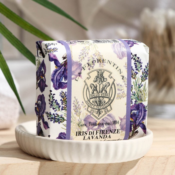 Мыло твердое La Florentina iris of florence-lavender, 106 г - Фото 1