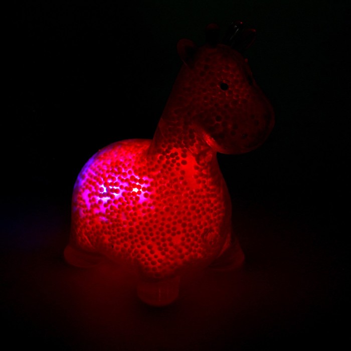 Мялка «Жираф», световой, цвета МИКС - фото 1906040455