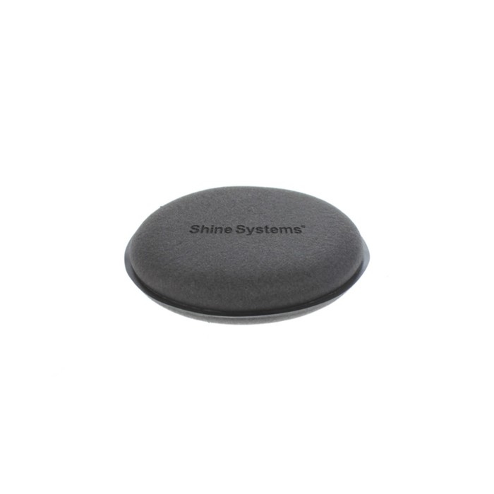 Аппликатор поролоновый Shine Systems Wax Pad, круглый, черный - Фото 1