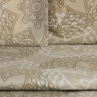 Постельное бельё 2 сп Экономь и Я «Серые цветы» 173х215см, 175х214см, 50х70см-2 шт, 60 г/м2, микрофибра 9050352 - фото 13400779