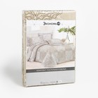 Постельное бельё 2 сп Экономь и Я «Серые цветы» 173х215см, 175х214см, 50х70см-2 шт, 60 г/м2, микрофибра 9050352 - фото 13400782
