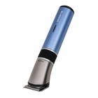 Триммер Polaris PHC-0401RB, для бороды-усов, влажное бритье, насадка, АКБ/220 В, синий - Фото 5