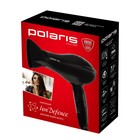 Фен Polaris PHD-2018TI, 1800 Вт, 2 скорости, 3 режима, ионизация, 1 насадка, чёрный - Фото 11
