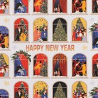 Бумага упаковочная крафтовая «Happy New year», 70 × 100 см - Фото 2