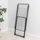 Сушилка для белья напольная складная, рабочая длина 18 м, высота от пола 95 см, ширина 54 см, чёрная - Фото 11