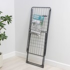 Сушилка для белья напольная складная, рабочая длина 18 м, высота от пола 95 см, ширина 54 см, чёрная - Фото 12