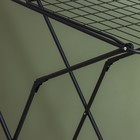 Сушилка для белья напольная складная, рабочая длина 18 м, высота от пола 95 см, ширина 54 см, чёрная - Фото 5