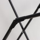 Сушилка для белья напольная складная, рабочая длина 18 м, высота от пола 95 см, ширина 54 см, чёрная - Фото 9