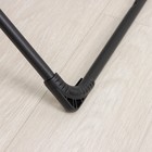 Сушилка для белья напольная складная, рабочая длина 18 м, высота от пола 95 см, ширина 54 см, чёрная - Фото 10