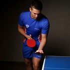 Ракетка для настольного тенниса BOSHIKA Advanced 2*, для любителей, накладка DOUBLE FISH 815 1.5 мм, коническая ручка - Фото 6