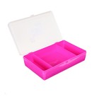 Коробка "Тривол" ТИП-2, двухъярусная, 235 х 150 х 65 мм, малиновая - фото 31139691
