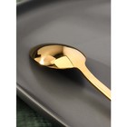 Ложка столовая из нержавеющей стали Magistro «Олин GOLD», длина 19,8 см, на подвесе, цвет золотой - фото 6649337