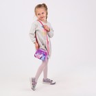 Сумка детская «Единорог и фея» из эко-кожи, на ремешке, 15х12х3 см 7805492 - фото 14554355