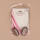 Подхват для штор «Мраморный камень», 5 × 3,5 см, 29 см, цвет кофейный - фото 24579184