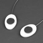 Подхват для штор «Мраморный камень», 5×3.5 см, 21 см, белый - Фото 3