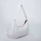 Сумка женская на молнии, цвет белый - фото 53816216