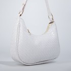 Сумка женская на молнии, цвет белый - фото 53816217