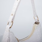 Сумка женская на молнии, цвет белый - фото 53816218