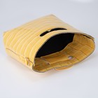 Сумка женская на магните, цвет жёлтый - фото 61888036