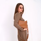 Кросс-боди на молнии, цвет коричневый - фото 24984892