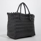 Сумка женская без застёжки, цвет чёрный - фото 39796921