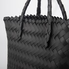 Сумка женская без застёжки, цвет чёрный - фото 39796922