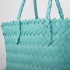 Сумка жен, 34*14*20, отд на молнии, плетение голубой - фото 809154273 Сумка жен, 34*14*20, отд на молнии, плетение голубой - фото 809154273