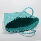 Сумка жен, 34*14*20, отд на молнии, плетение голубой - фото 809154274 Сумка жен, 34*14*20, отд на молнии, плетение голубой - фото 809154274