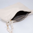 Сумка женская на молнии, цвет бежевый 7824766