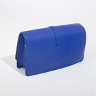 Сумка-мессенджер на клапане, цвет синий - фото 26747069