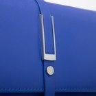 Сумка-мессенджер на клапане, цвет синий - фото 26747072