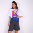 Сумка-мессенджер на клапане, цвет синий - фото 26747075